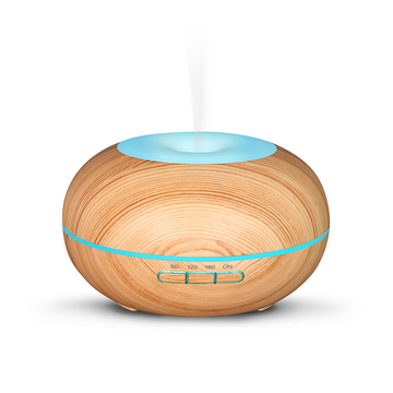 Moderner Aroma Diffuser in Holzoptik - 160ml - Mit EU Anschluss